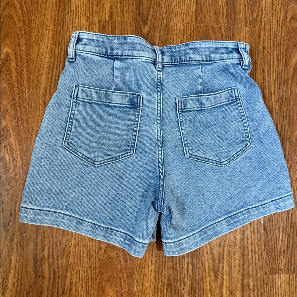 Faherty Terry High Rise Stretch Patch Pocket Deni… - image 3